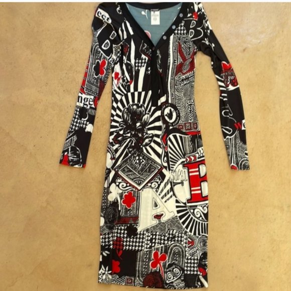 Gianfranco Ferre Pop Art Dress 30/44 4/6/8 - Picture 1 of 10
